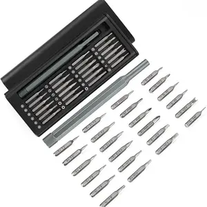 24-in-1 Precision Screwdriver Set, Small Screwdriver Magnetic Set, Mini Carrying Repair Kit for Cameras, Laptops, Cell Phones, Eyeglasses, Game Consoles, Watches