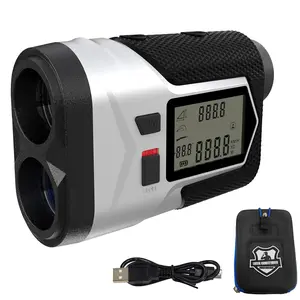 Golf Rangefinder with Slope 800yd±1Yard/M Accuracy6X Magnification Laser Range Finder with Flag Pole Lock VibrationRechargeable rangefinder for Golfing/Hunting
