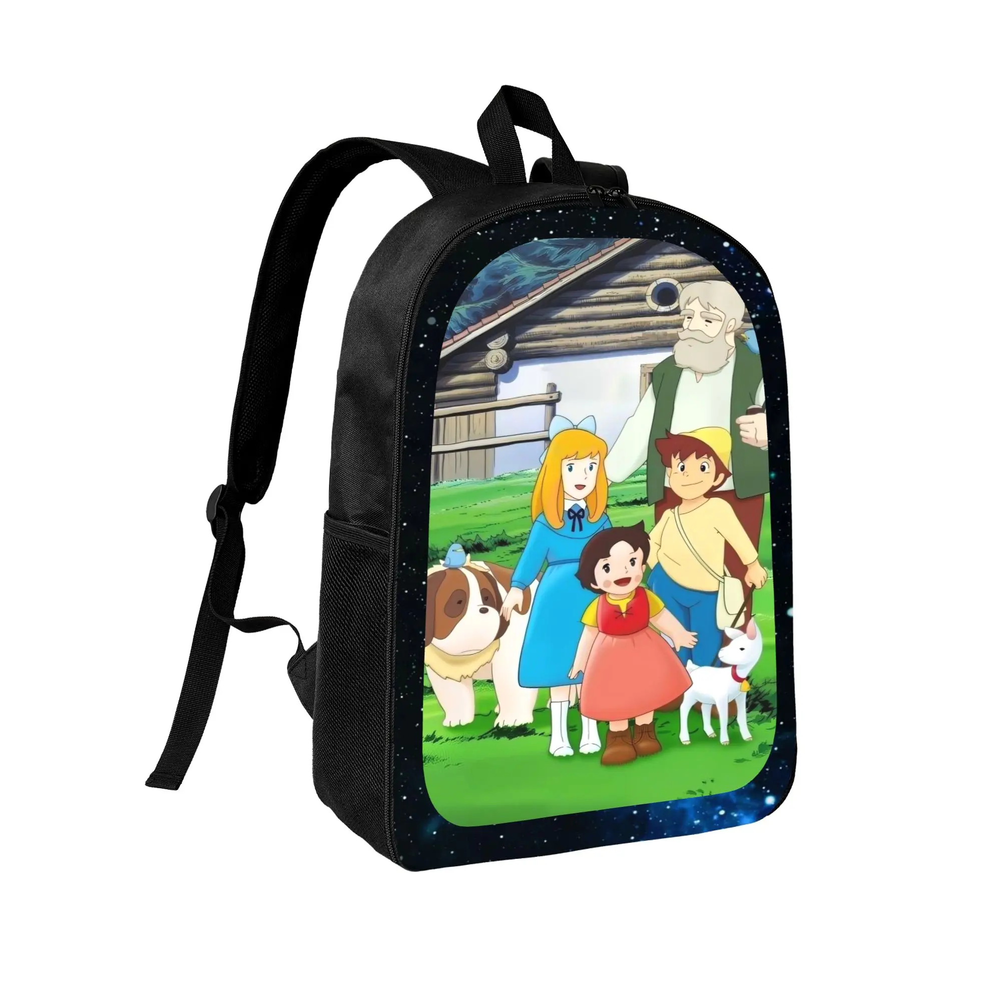 HEIDI 3-in-1 Kids' Backpack with Lunchbox & Pencil Case - 600D Oxford Cloth, Adjustable Shoulder Straps, Comfortable Breathable Back Pad for Teens