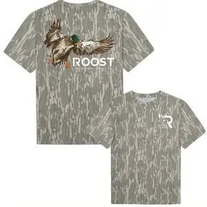 Mossy Oak Roost Painted Mallard Tee, Mossy Oak Washed Bottomland Mallard Tee, 3D Camo Style T-Shirt, Gift For Hunters
