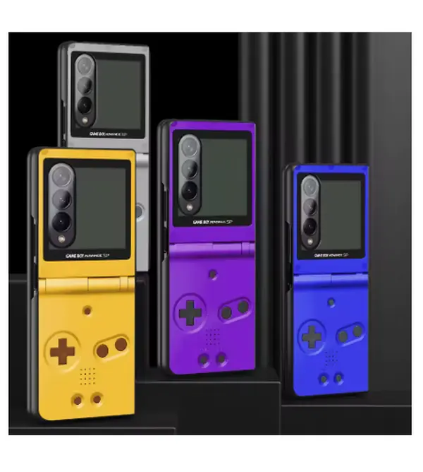 Gameboy Case for Samsung Galaxy Z Fold 3 4 5 6 7 - Compact Protective Cover with Easy Access & Versatile Protection for Foldable Screen Users