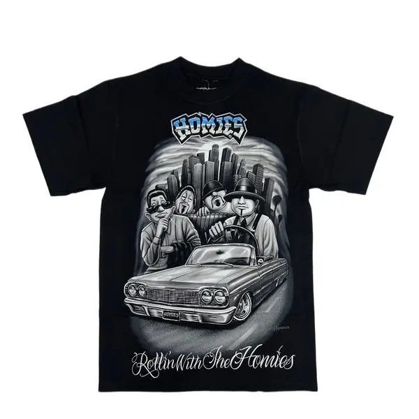 SIGNATURE - ROLLING WITH THE HOMIES - Men's MAX HWT Tee Summer