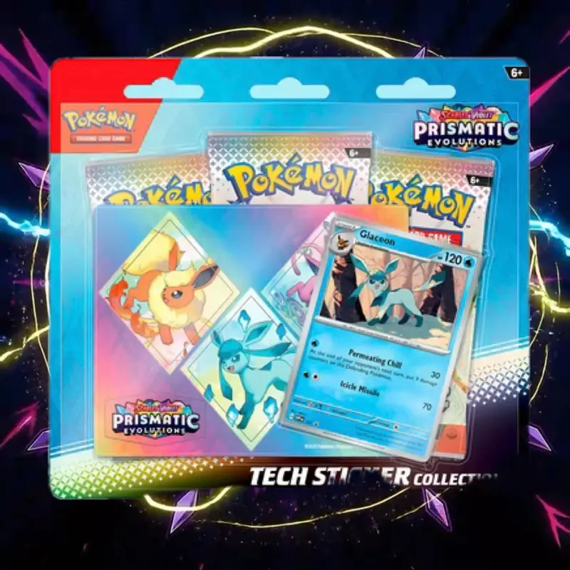 Prismatic Evolutions Tech Sticker Random Promo (LIVE RIP)