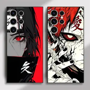 Anime Itachi Gaara Black Soft Phone Cover Case for Samsung Galaxy S26 S25 Edge S21 FE S24 Plus S23 Ultra For iphone 17 16 15 14 13 12 11 17Air Plus Pro Promax