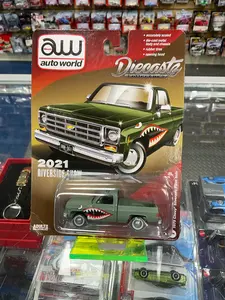 Autoworld 1979 Chevy Silverado Fleet Side Diecastz 2021 Riverside show Green Flying Tiger