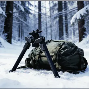 360 Degree Rotatable Adjustable Stand Lightweight Nylon Aluminum Alloy Non Slip Holder Portable Outdoor Gear Stand for Camping Hiking