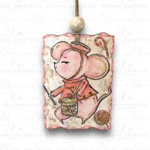 Nutcracker Mouse Drummer Christmas  Ornament