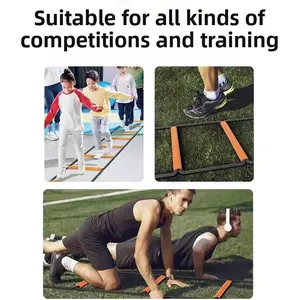 Multifunctional Butterfly Agility Ladder Foldable Jump Ladder Jump Grid Children'S Physical Training Hurdle Frame Training Equipment Soft Rope Ladder