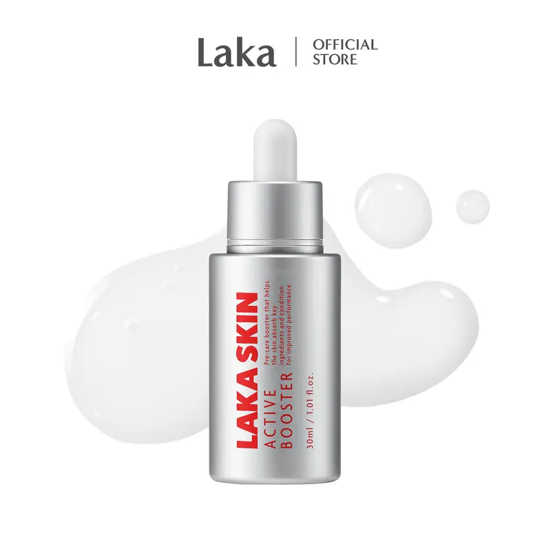 [LAKA SKIN] Active BoosterㅣLiquid Skin BoosterㅣOpens the skin pathway for better absorptionㅣPeptide, Dual PDRNㅣK-Beauty, Korean Skincare