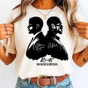 Raymond & Brown T-shirt, Brown Signature Raymond Signature.