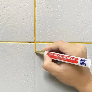 Waterproof Grout Pen Set, Anti-Bacterial Tile Repair Tool, Essential for Bathroom Walls & Floors, Furniture Color Change Pen