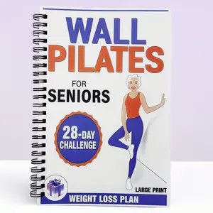 Wall Pilates Guide: 112 page workout plan for seniors and beginners-Healthy weight loss, balance and strength training with step-by-step instructions, workout guide, beginner fitness, easy to read text, Whole Body Workout
