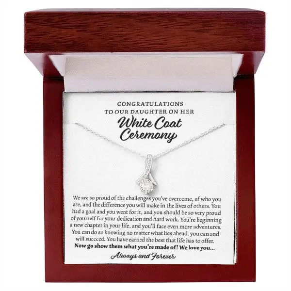 White Coat Ceremony Gift For Daughter - First White Coat! Med Student Gift From Parents Graduation Gift For Doctor