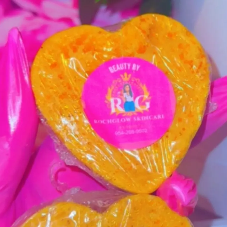 Beautybyrochglow turmeric face and body soap