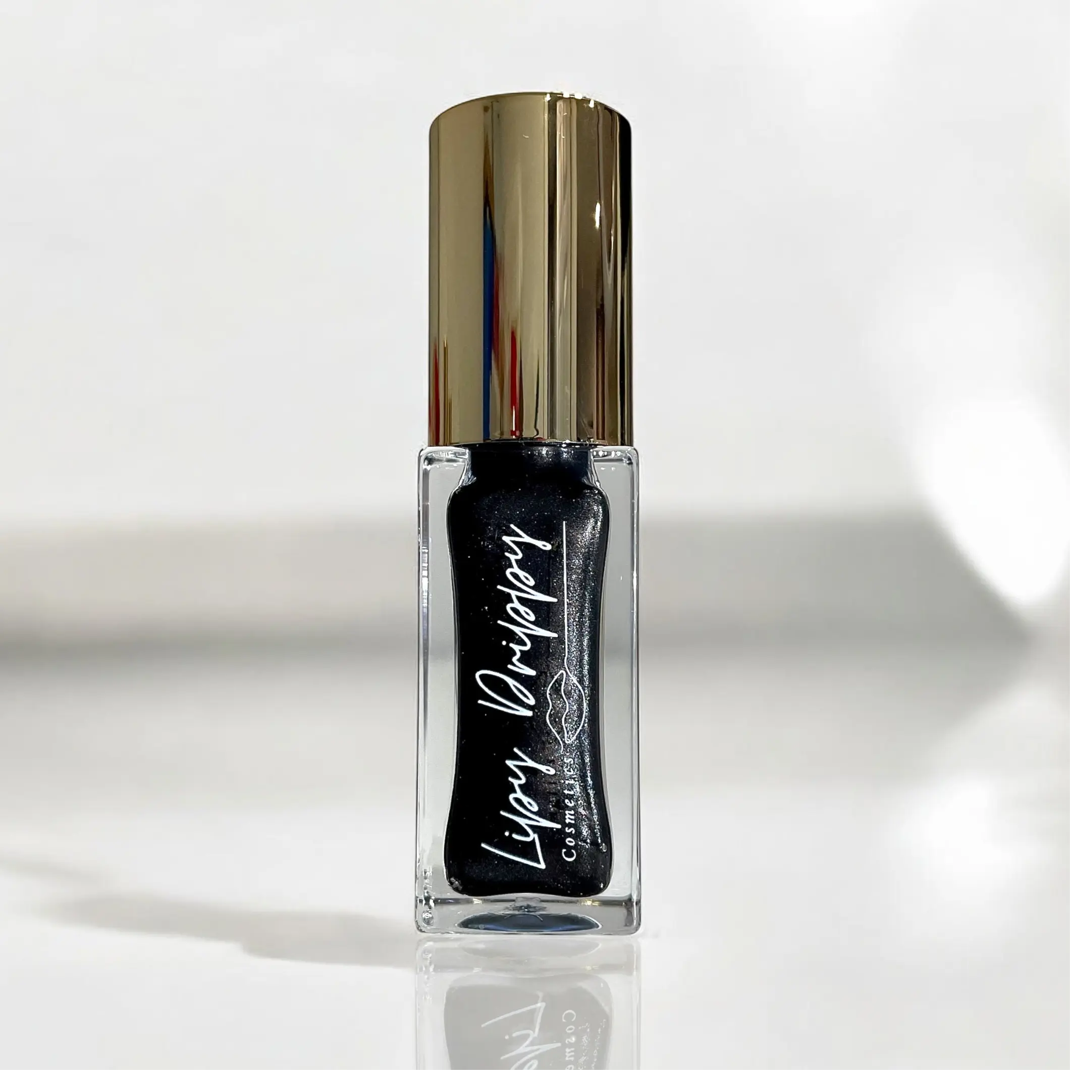 Hydrating Black Lip Gloss - Night Wish with Hidden Star Wish Feature, Glossy Smooth and Soft Touch, 6ml, Cruelty Free, Long Wearing Lip Gloss