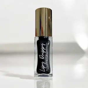Hydrating Black Lip Gloss - Night Wish with Hidden Star Wish Feature, Glossy Smooth and Soft Touch, 6ml, Cruelty Free, Long Wearing Lip Gloss