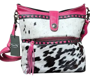 Letterstone Trail Canvas & Hairon Bag purse Myra