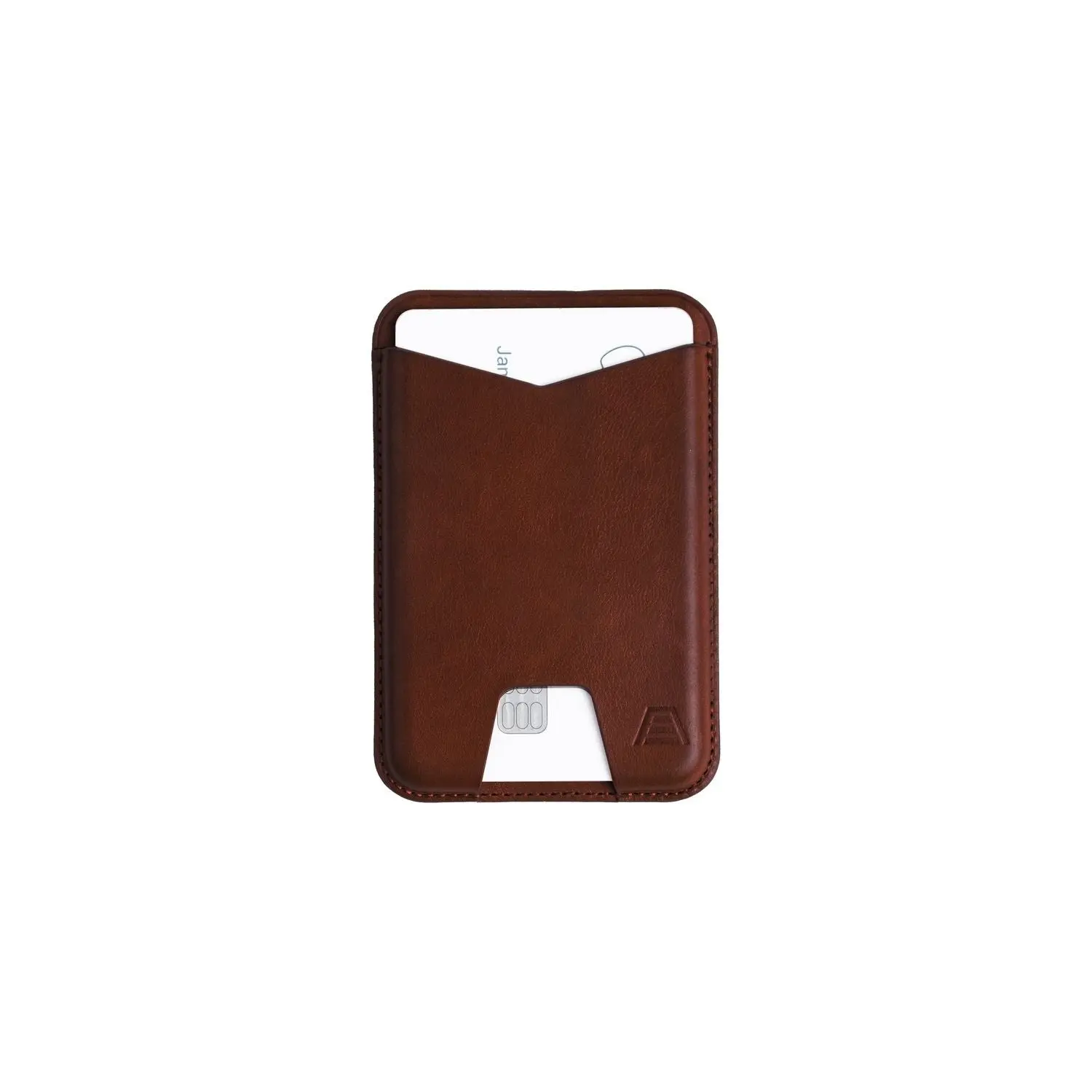 Andar Mag Full Grain Leather Artisan Magsafe-Compatible Low-Profile Men's Wallet - Slim Functional Card Holder, Magnetic Mobile Accessory for Everyday Carry, Magsafe-Compatible Men's Wallets, Low-Profile Men's Wallets