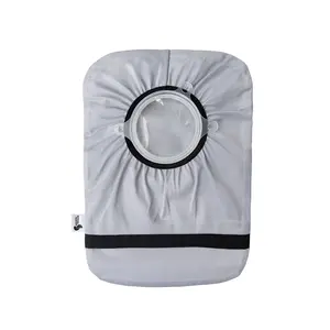 Gray Elastic Ostomy, Colostomy, Ileostomy Bag Cover