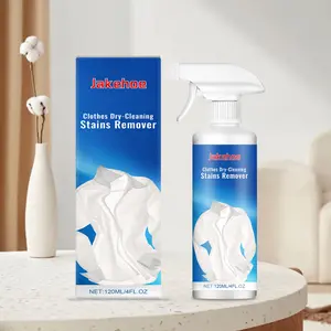 Jakehoe Clothes Dry Cleaning Stain Remover, Tough Stain Removal Dry Cleaner, No Water Needed Clean Agent, Fabric Care Solution, Dry Wash Spray