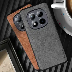 1 Piece Phone Case For Xiaomi Redmi Poco M8 M7 M6 Pro 4G 5G Classic Fashion Business Style Phone Case Faux PU Leather Phone Case