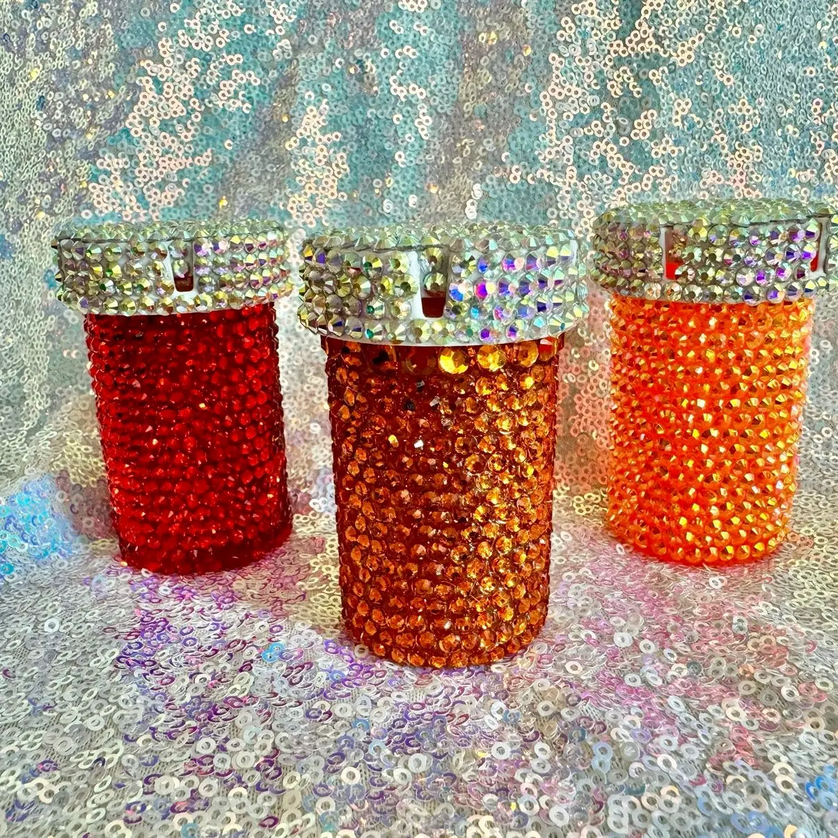 Bedazzled Empty Medicine Container Bedazzled Empty Medicine Container