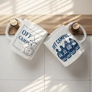 Off Campus Briar University Mug, Hockey Romance 2Side Mug, Briar Boys Embossed Cup, Booktok Hockey Gift