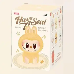 POPMART Labubu The Monsters Have A Seat Series Vinyl Plush Pendant Set Collectible Figure Toy