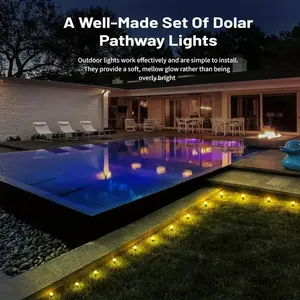 15led Solar Ball Ground Stake Light, Outdoor Road Garden Lighting, Solar Landscape Lights, Ip65 Waterproof, 8 Modes, Holiday Decor for Parties, Christmas, Easter