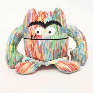 rare fuggler Creative Colorful Monster Throw Pillow Dolls Stuffed animals Toys Super Soft Office Chair Cushion Home Decor Girls Kids Birthday Gifts
