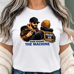 Rage Against The Machine Shirt, Anti Trump, Fck Ice Fashion Cotton, Full Colors, Full Sizes, For Men, For Women