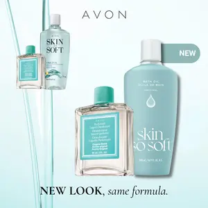 Avon Icons Bundle - Skin So Soft Bath Oil and Perfumed Deodorant