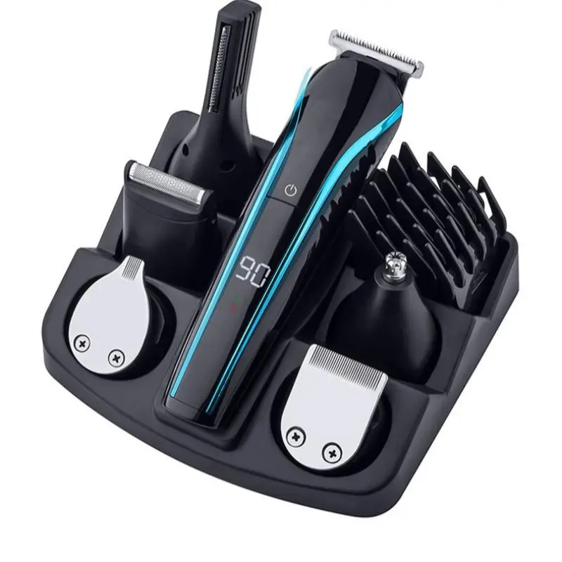 11 in 1 Electric Hair Trimmer Kit, 1 Box Rechargeable Hair Clipper Set, Professional Body Hair Trimmer for Face, Arm, Leg and Back, Manscaping Trimmer, Great Gifts for Men
