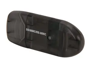 Nippon Labs VCR-339-BK Black USB 2.0 Supports SDHC/ SD/ MMC II/ RS MMC/ Ultra II SD/ Extreme SD/ Extreme III SD/ *MiniSD/ *MMC Micro/ *Micro SD Memory Card Reader