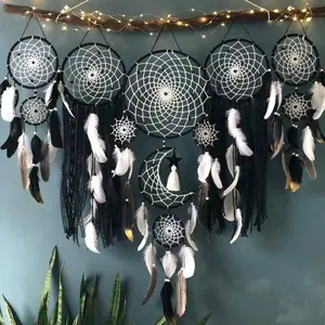 5 pcs/set Dream catchers Feathers Handmade Dream Catchers