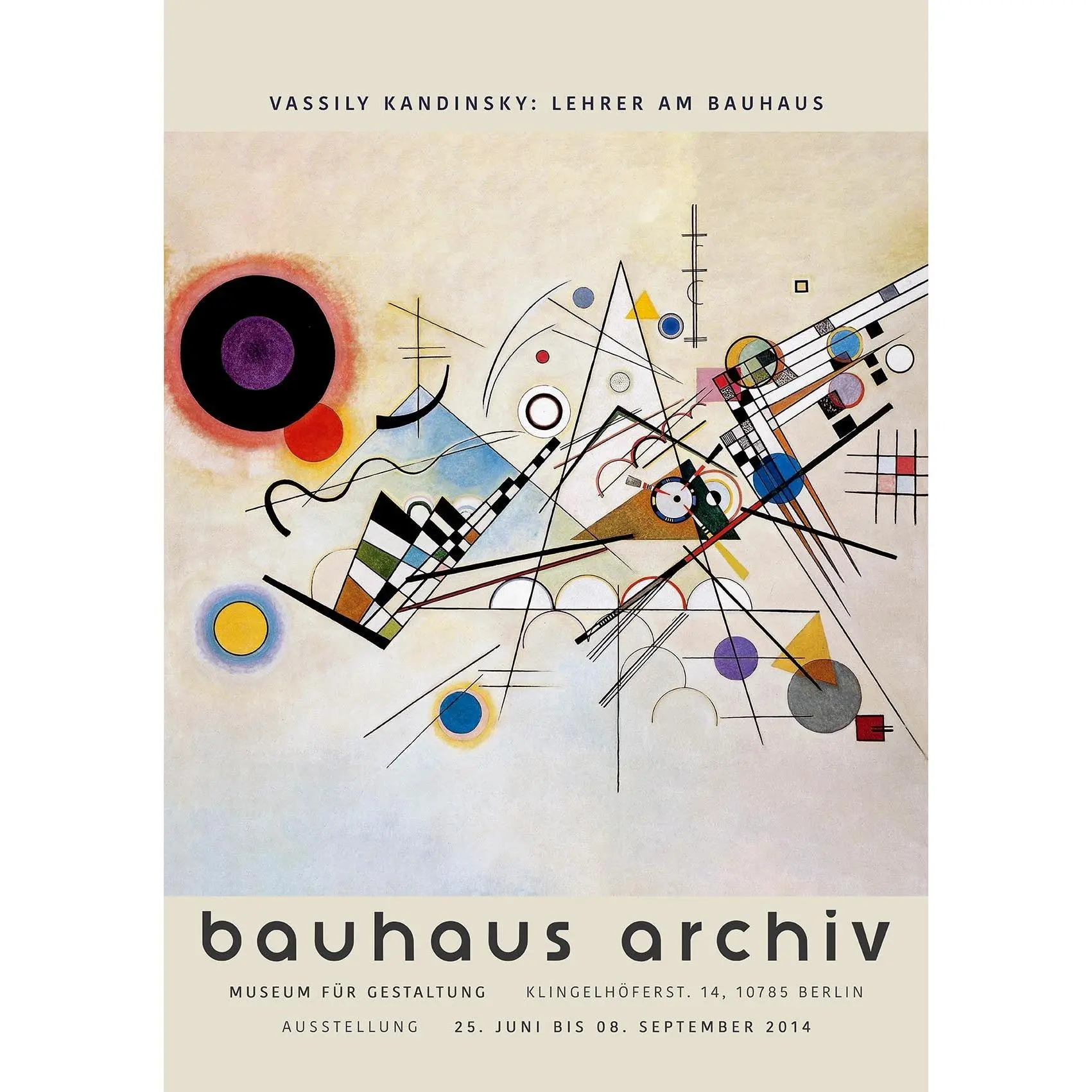 Composition VIII by Wassily Kandinsky Exhibition Poster