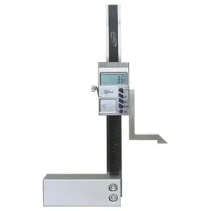 iGaging Digital Mini Height Gauge - 0-6 in Range, Silver, IP54 Waterproof Hand Measuring Tool, Waterproof Ip54