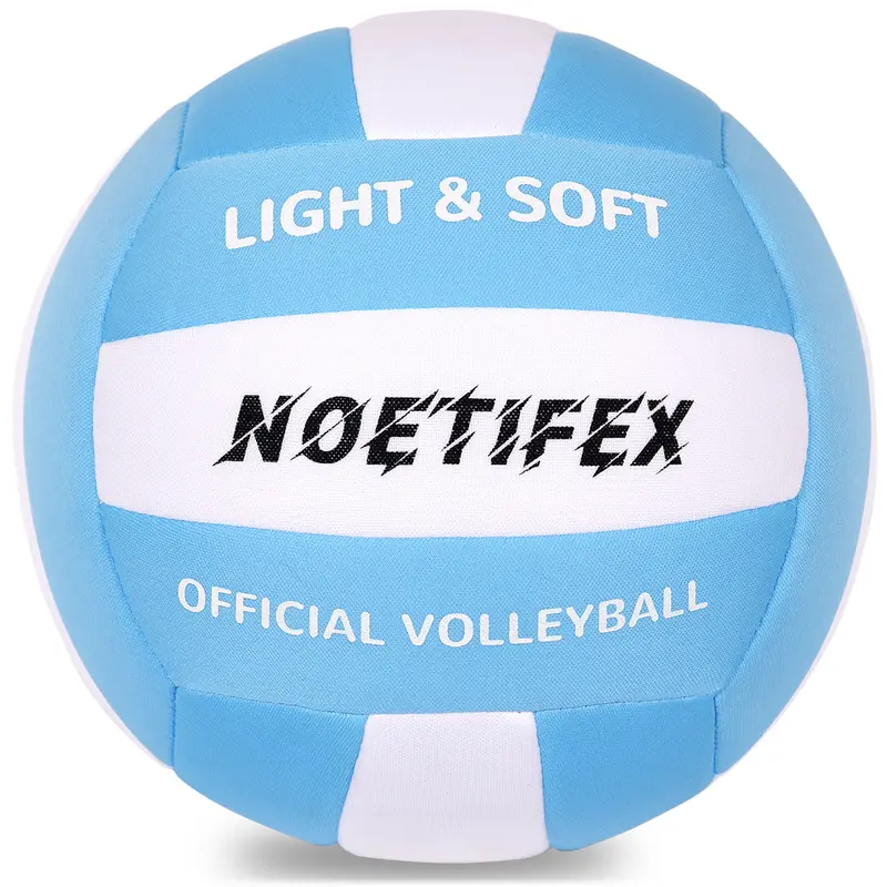 Soft Volleyball-Super Soft Fabric Light Volleyball for Indoor Practice Safe and Quiet Kids Youth Beginners House Yard Training Practice Games(Deflated) indoor outdoor gift