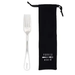 Single Fork (Glossy White Ombré)