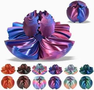 3D Printed Gear Ball Sphere Fidget Toy for ADHD, Anxiety, Stress Relief, Desk Toy for Adults and Kids, Spinning Gear Sphere Cube Sensory Toy for Focus, Relaxation, Office, School, Travel
