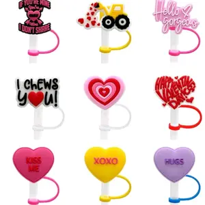 1 Piece Love Vibes Straw Topper