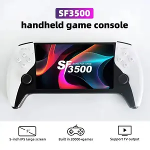 Sf3500 Retro Handheld Game Console, HD 5.5-Inch IPS Screen, TV Connection, 14+ Emulators, 5-Hour Battery Life, Classic Video Games
