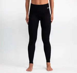 Classic Ribbed Leggings - Black