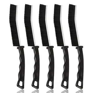 5 Pcs Crevice Cleaning Brush Hard Bristle Gap Brush Multifunctional Crevice Cleaning Tool Summer- Turn Up Deep Cleaning Brushes 5-Pack