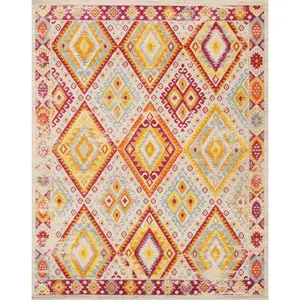 Canvello Modern Power Loom Area Rug- 2' X 3'