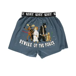LazyOne | Beware of the Force Men's Funny Boxer - Funny Animal Boxers, Novelty Boxer Shorts, Gag Gifts for Men, Humorous Underwear for Men