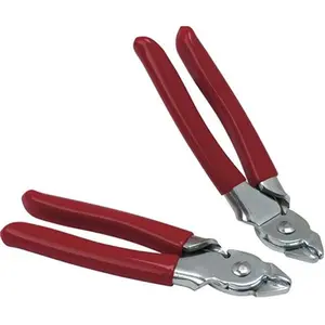 212 MAIN 2-Piece Hog Ring Pliers Set - Spring Loaded, Straight Hog Ring Pliers (Model 3702)