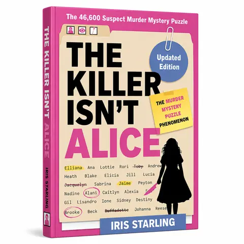 The Killer Isn't Alice: The Bestselling Murder Mystery Puzzle Book - 46,600 Suspects, 1 Killer. Can You Solve the Crime?