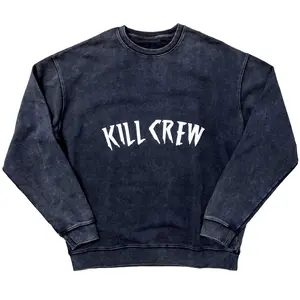 Kill Crew Heavyweight Lux Crew Neck Cotton Menswear Soft Oversized