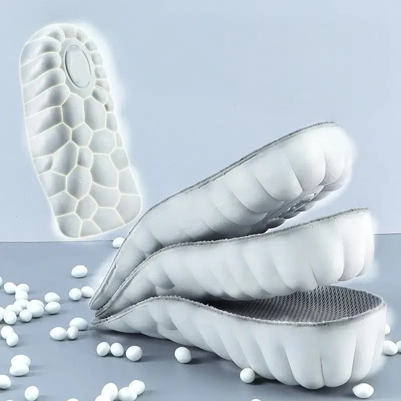 Unisex Cushioned Insole, Breathable EVA Foam Height Increasing Pad for Shock Absorption and Odor Control Support, Height Boosters, Ethylene Vinyl Acetate, Gray 1.5 Cm / 0.591 In, Shockproof